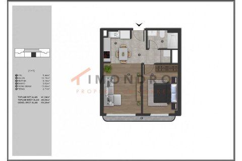 1+1 Apartment in Kâğıthane, Turkey No. 16912 8