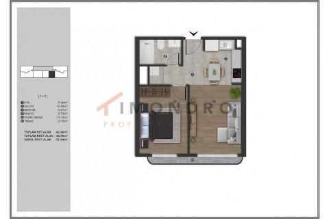 1+1 Apartment in Kâğıthane, Turkey No. 16912 24