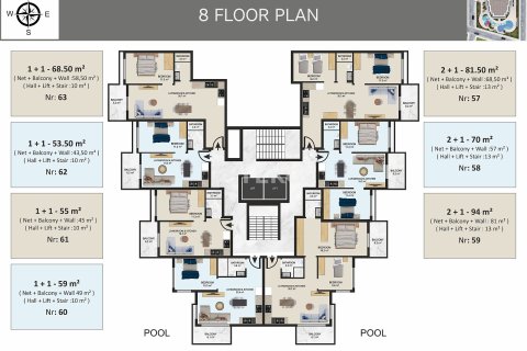 1+1 Appartement à Alanya, Turkey No. 20847 22