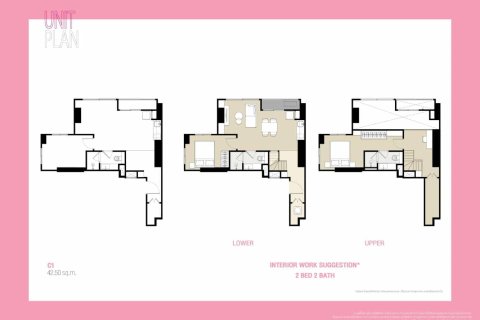 2 dormitorios Condominio  en Bangkok, Thailand No. 1119 17