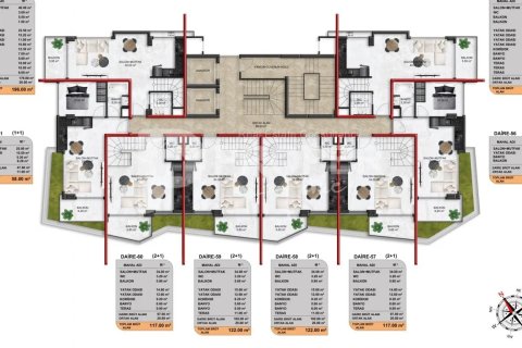 5 habitaciones Apartment en Demirtas, Turkey No. 13341 19