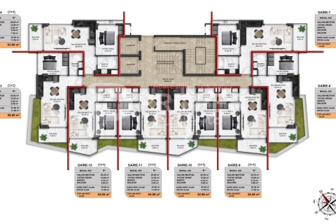 5 habitaciones Apartment en Demirtas, Turkey No. 13341 22