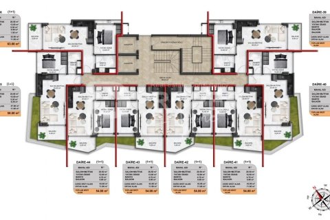 5 habitaciones Apartment en Demirtas, Turkey No. 13341 17