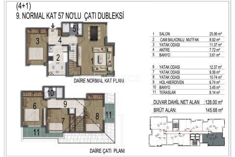 2+1 Apartment en Istanbul, Turkey No. 15130 5