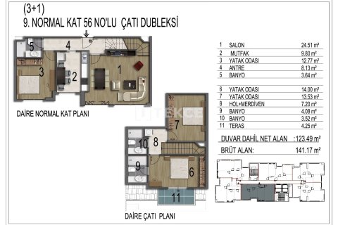 2+1 Appartement à Istanbul, Turkey No. 15130 9