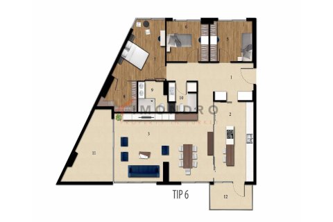 Apartamento tipo estudio Estudio en Antalya, Turkey No. 17088 3