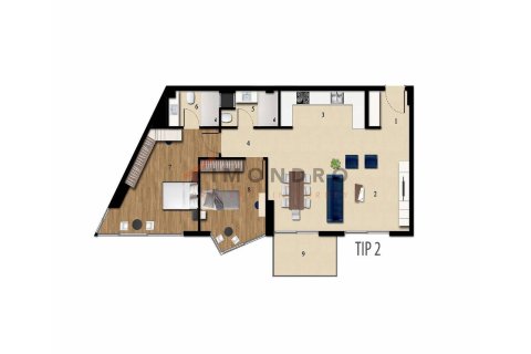 Apartamento tipo estudio Estudio en Antalya, Turkey No. 17088 7