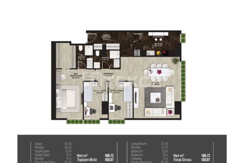 5+1 Apartment en Istanbul, Turkey No. 23665 26