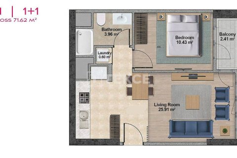 4+1 Appartement à Esenyurt, Turkey No. 11162 28