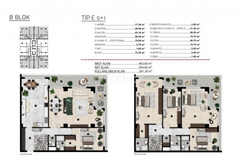 5+1 Apartment en Bursa, Turkey No. 11488 28