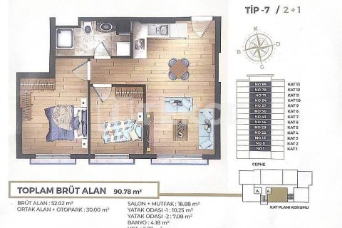 2+1 Appartement à Istanbul, Turkey No. 11487 4