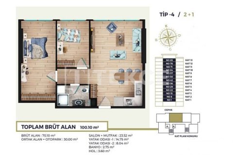 2+1 Apartment en Istanbul, Turkey No. 11487 5