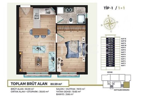 2+1 Apartment in Istanbul, Turkey No. 11487 2