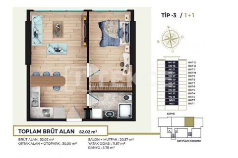 2+1 Apartment in Istanbul, Turkey No. 11487 7