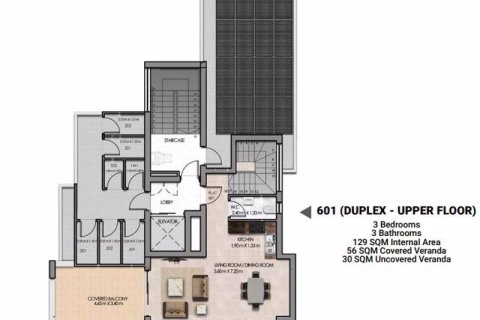 3 dormitorios Apartment en Larnaca, Cyprus No. 36778 6