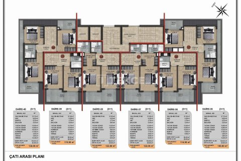 2+1 Penthouse à Alanya, Turkey No. 11959 13