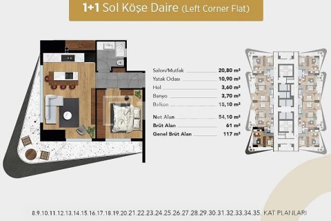 2+1 Appartement à Izmir, Turkey No. 21295 24