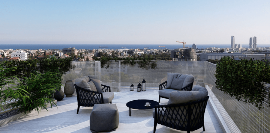 3 dormitorios Penthouse en Germasogeia, Cyprus No. 34518