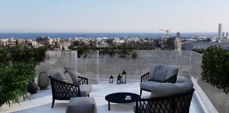 3 dormitorios Penthouse en Germasogeia, Cyprus No. 34518