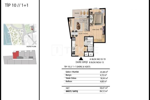 3+2 Apartment en Istanbul, Turkey No. 21301 15