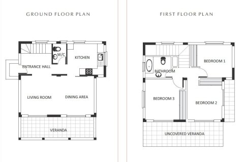 3 dormitorios House en Paphos, Cyprus No. 37165 1