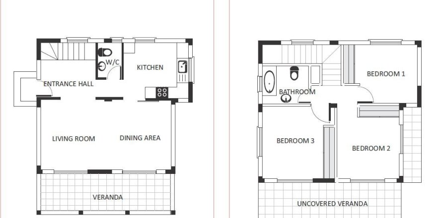 3 dormitorios House en Paphos, Cyprus No. 37165