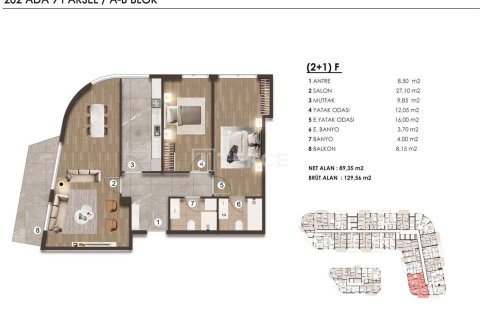 4+1 Apartment en Bueyuekcekmece, Turkey No. 17524 25