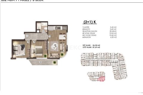 4+1 Apartment en Bueyuekcekmece, Turkey No. 17524 22