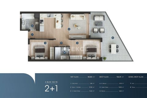 3+1 Appartement à Cesme, Turkey No. 75068 21