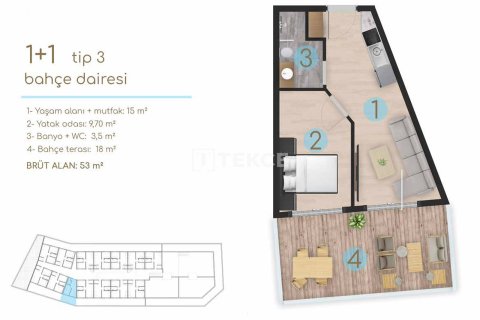 1+1 Appartement à Cesme, Turkey No. 17562 18