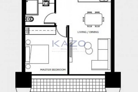 1 dormitorio Apartment en Germasogeia, Cyprus No. 65787 4