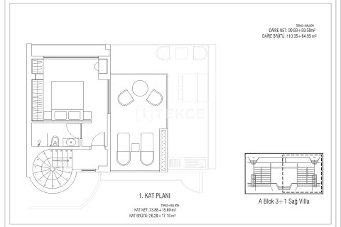 3+1 Villa in Milas, Turkey No. 69891 25