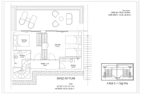 3+1 Villa in Milas, Turkey No. 69891 27