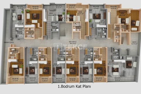 Квартира 3+1 в Ялова, Турция №91109 27