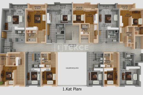 Квартира 3+1 в Ялова, Турция №91109 23