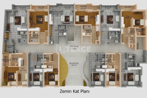 Квартира 3+1 в Ялова, Турция №91109 22