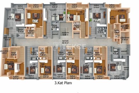 Квартира 3+1 в Ялова, Турция №91109 25