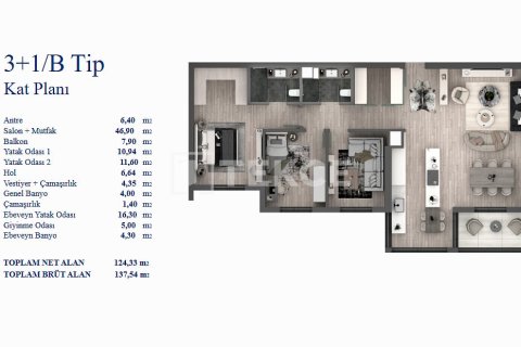 4+1 Appartement à Ankara, Turkey No. 91108 27