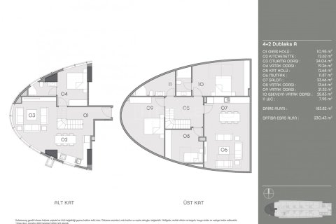 1+1 Appartement à Istanbul, Turkey No. 11789 14