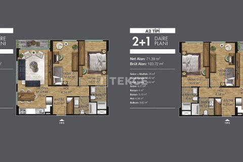 3+1 Appartement à Yalova, Turkey No. 11325 7