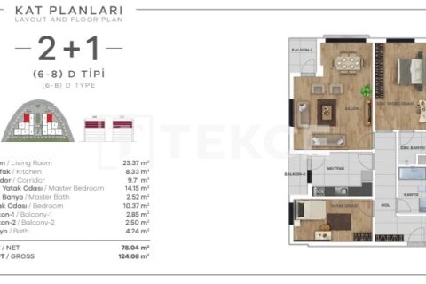 3+1 Apartment en Istanbul, Turkey No. 12498 10