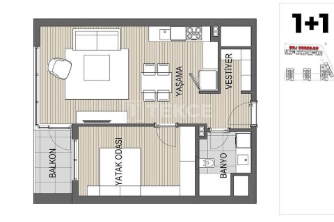 1+1 Appartement à Antalya, Turkey No. 10914 20