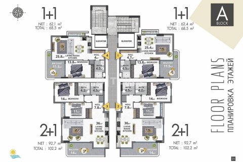 4+1 Penthouse in Alanya, Turkey No. 11001 23