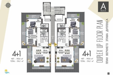 4+1 Penthouse in Alanya, Turkey No. 11001 22