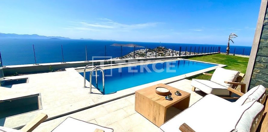 5+1 Villa en Bodrum, Turkey No. 11716