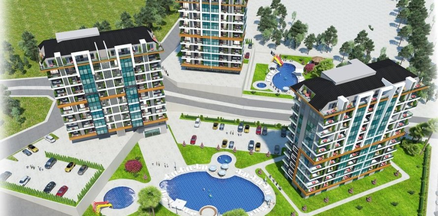 1+1 Apartment en Alanya, Turkey No. 54052