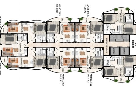 3 habitaciones Apartment en Alanya, Turkey No. 12168 26