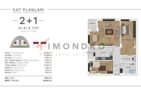 3+1 Apartment in Eyup, Turkey No. 17077 10