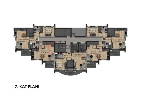 3+1 Apartment en Aksu, Turkey No. 17080 11