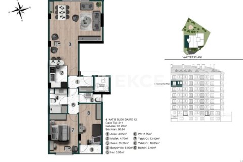 5+1 Apartment in Istanbul, Turkey No. 13238 20